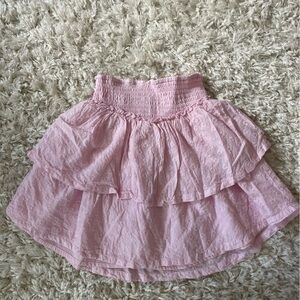 Hollister Light Pink Smocked Skirt